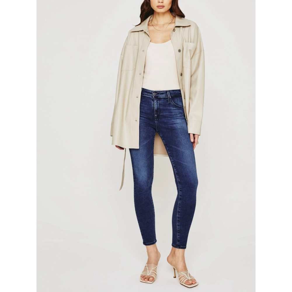 AG Adriano Goldschmied Farrah High Rise Ankle Skinny Jeans Size 30